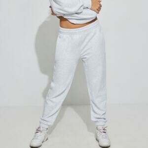 Garage Spring Gray Mix High Rise Waist Relaxed Fleece '90s Jogger Sweatpants XS